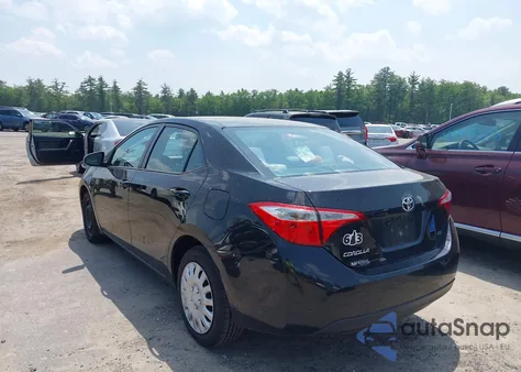2015 Toyota Corolla L/Le/Le Pls/Prm/S/S Pls из США, поврежденный, VIN 2T1BURHE4FC262894
